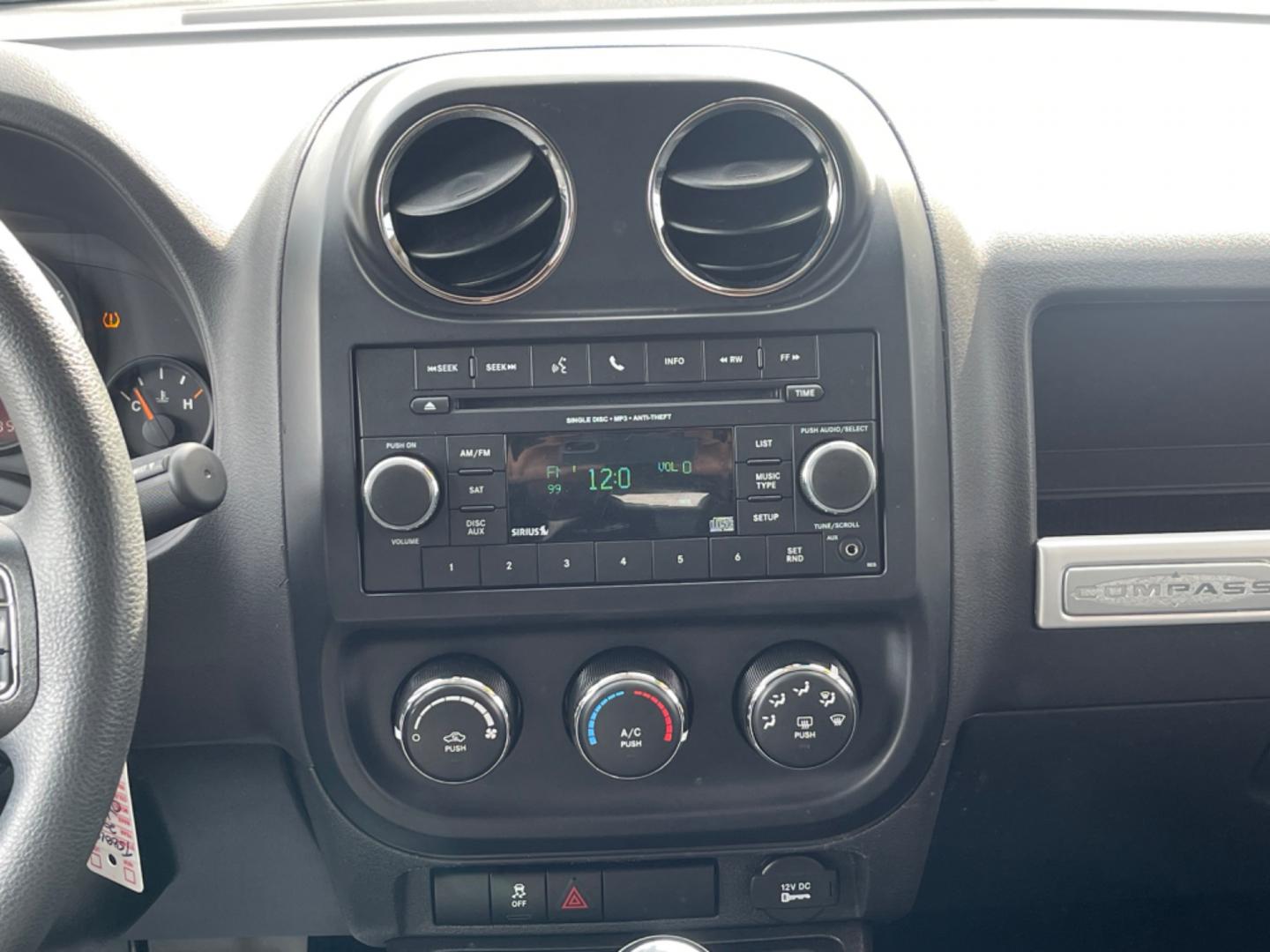 2016 Gray Jeep Compass Sport 4WD (1C4NJDBB2GD) with an 2.4L L4 DOHC 16V engine, auto transmission, located at 1960 Industrial Drive, Wasilla, 99654, (907) 274-2277, 61.573475, -149.400146 - Photo#12